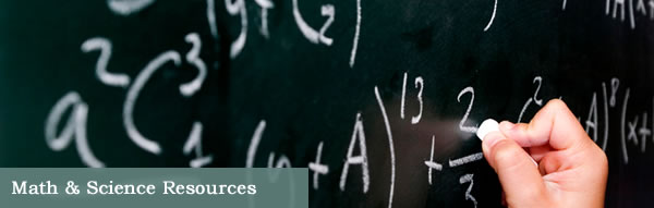 Math and Science Resources... Math Resources graphic