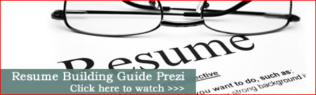 Click to view the GBC Resume Building Guide Prezi... Resume Guide Prezi graphic