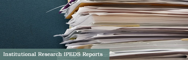 IR IPEDS Reports page title graphic.