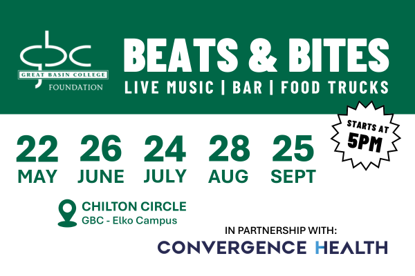 Beats and Bites Returns to GBC Elko Campus graphic.