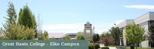 Great Basin College - Elko Campus page title graphic.
