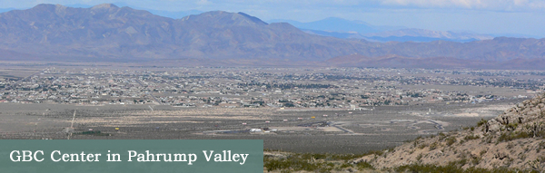 GBC Pahrump Center page title graphic.