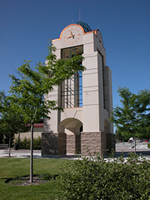 GBC Elko Campus Clock Tower graphic.