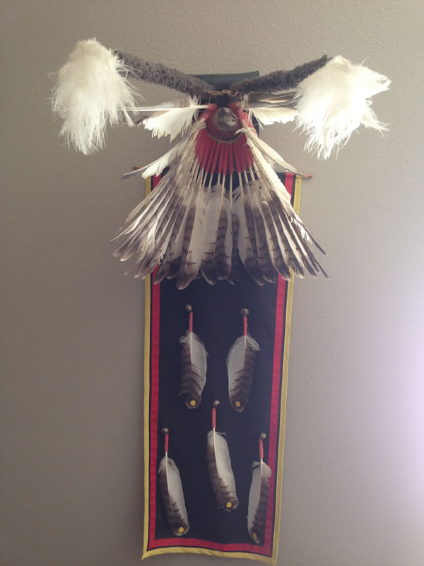 Native American Feathers graphic.