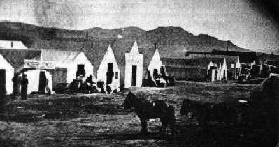 Earliest existing photograph of Elko. Taken in 1869.