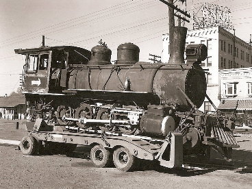 Eureka-Nevada Railway engine in Elko.