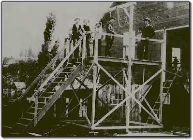 Gallows for Potts Hanging.