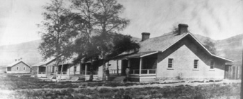 Officers Quarters at Fort Halleck, Nevada.