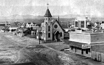 Fifth and Idaho Streets in 1896.