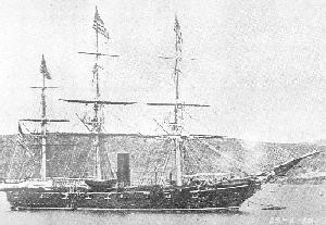 Union gunboat "Tuscarora".