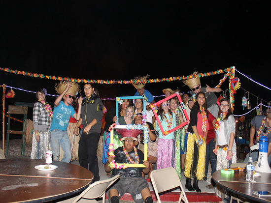 Luau Students