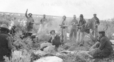 Lunch time on the Spanish Ranch.