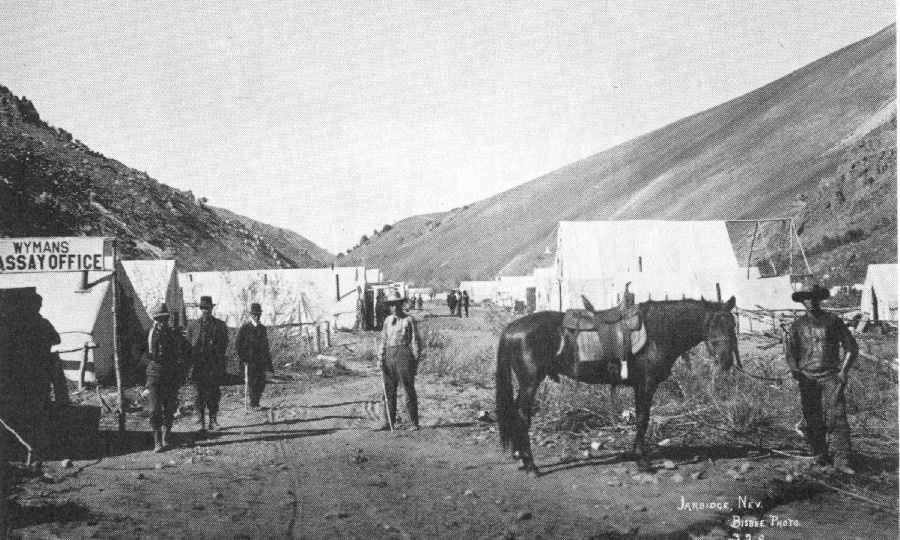 Jarbidge, Nevada circa 1909.