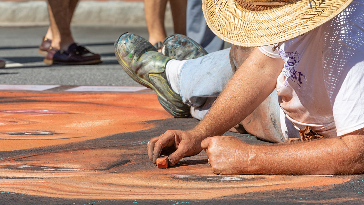 American Sunrise Chalk Art Festival