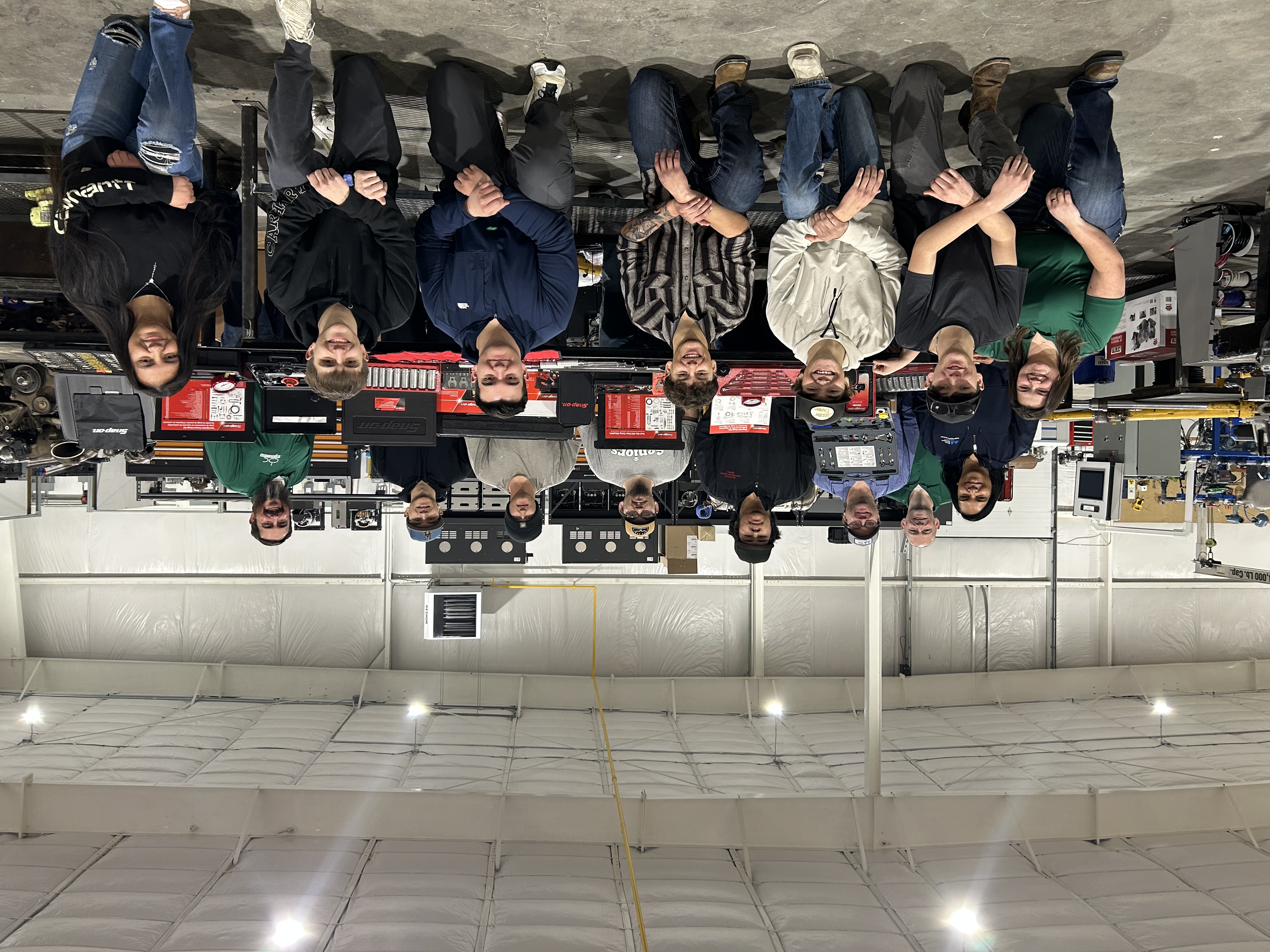 GBC Winnemucca Diesel Tech students pose as a group.