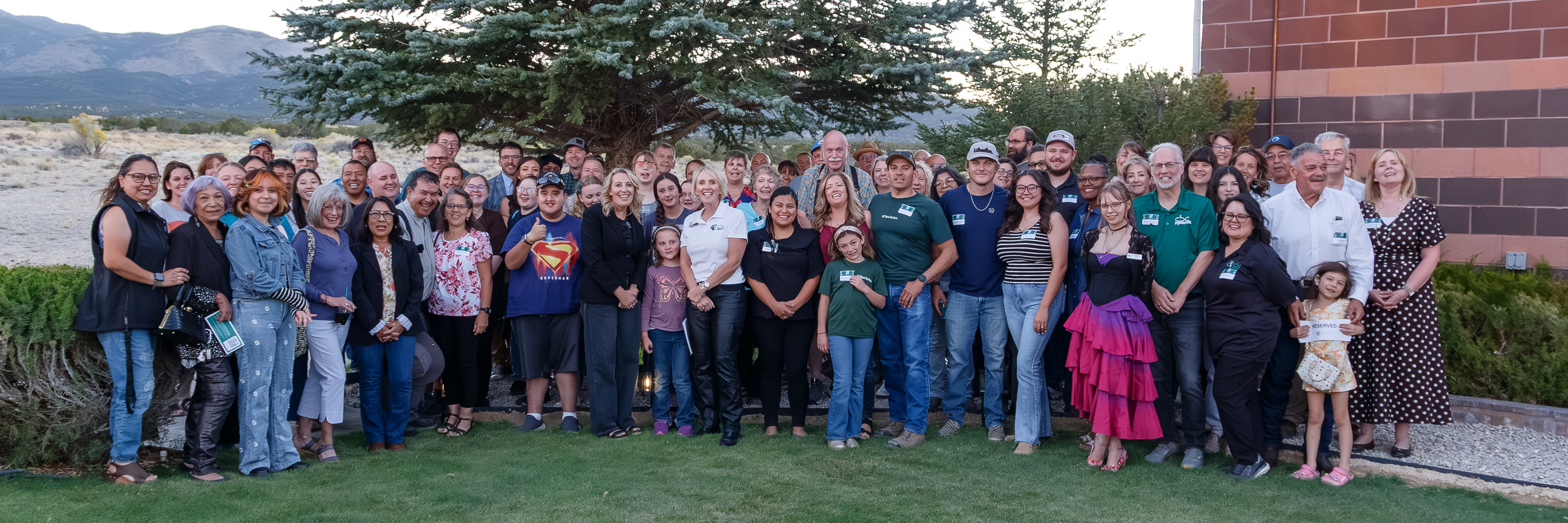 Group photo of attendees of the Ely Center 30th Anniversary event.