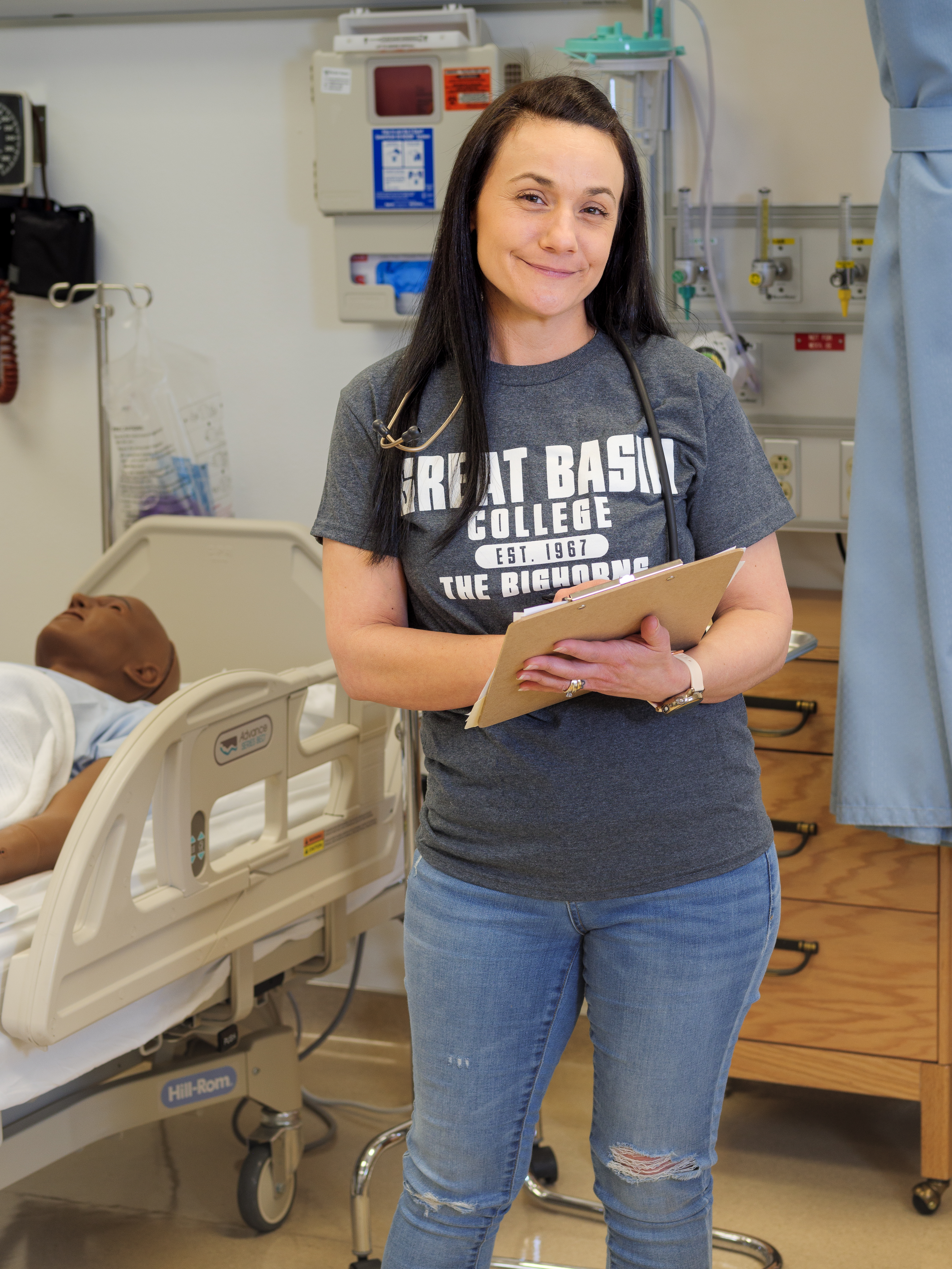 RN to BSN in Nursing Program RN to BSN Nursing students smiling at the camera