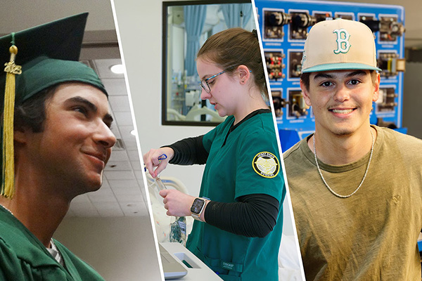 Three sudents captured in photos from GBC.