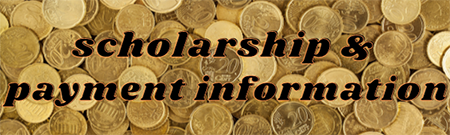 SGA Scholarship and Payment Information graphic.