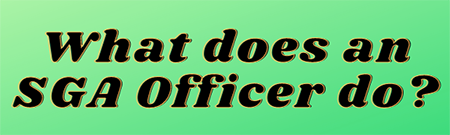 SGA Officer Duties graphic.